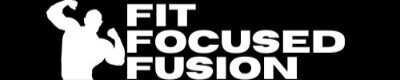 Black banner, bold white lettering that reads "FitFocusedFusion"